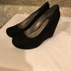 Fergalicious by Fergie Black Suede Platform